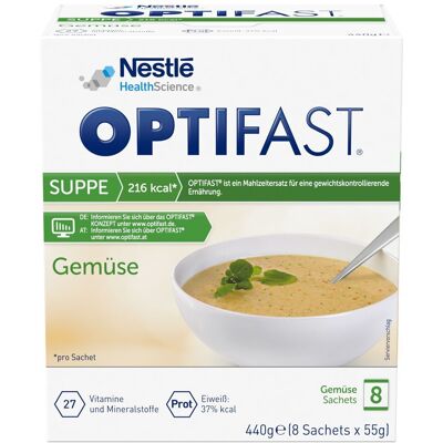 Nestlé Optifast Mahlzeitenersatz Suppe - Hoch in Protein, Wenig Kalorien Nestlé Optifast Mahlzeitenersatz Suppe - Hoch in Protein, Wenig Kalorien