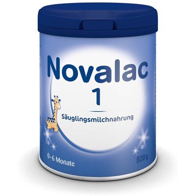Novalac 1 Säuglings-Milchnahrung 0-6 Monate Pulver 800 g Novalac 1 Säuglings-Milchnahrung 0-6 Monate Pulver 800 g