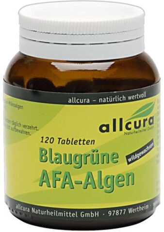 allcura Blaugrüne AFA-Algen 120 St Tabletten