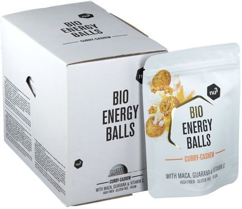 nu3 Bio Energy Balls Curry Cashew 5X70 g Kekse