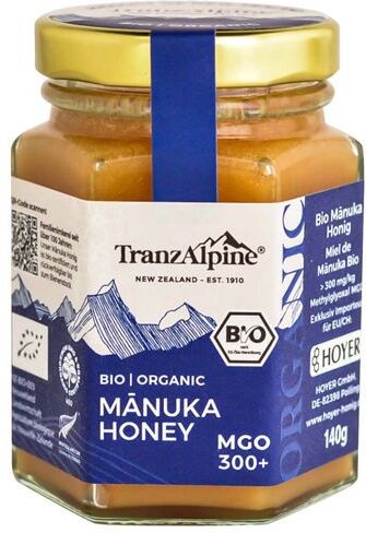 HOYER GmbH Tranz Alpine® Bio Manuka Honig 140 g Honig HOYER GmbH Tranz Alpine® Bio Manuka Honig 140 g Honig