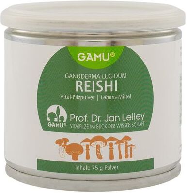 GAMU GmbH Prof. Dr. Jan Lelley - Vitalpilze im Blick der Wissenschaft Gamu® Reishi Vital-Pilzpulver 75 g Pulver GAMU GmbH Prof. Dr. Jan Lelley - Vitalpilze im Blick der Wissenschaft Gamu® Reishi Vital-Pilzpulver 75 g Pulver