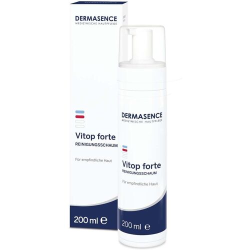 Dermasence Vitop forte Reinigungsschaum 200 ml Schaum