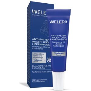 Weleda Anti-Falten Aug.&Lippenpfl.bl.Enz.&Edelwei. 10 ml Creme Weleda Anti-Falten Aug.&Lippenpfl.bl.Enz.&Edelwei. 10 ml Creme