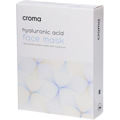 Croma Hyaluronsäure Gesichtsmaske - Feuchtigkeitsmaske, Anti-Aging Croma Hyaluronsäure Gesichtsmaske - Feuchtigkeitsmaske, Anti-Aging