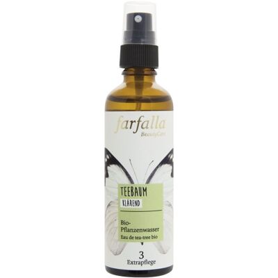 Farfalla Bio-Pflanzenwasser Teebaum Spr 75 ml Gesichtswasser Farfalla Bio-Pflanzenwasser Teebaum Spr 75 ml Gesichtswasser