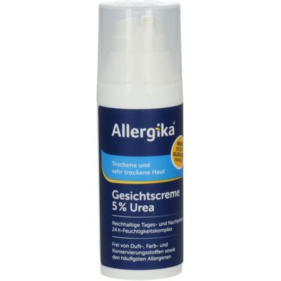Allergika Urea 5% Gesichtscreme - Feuchtigkeit, Schnell, 50ml Allergika Urea 5% Gesichtscreme - Feuchtigkeit, Schnell, 50ml
