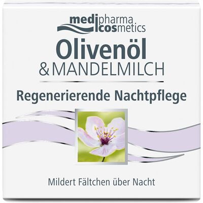 medipharma cosmetics Oliven-Mandelmilch regenerierende Nachtpflege 50 ml Nachtcreme medipharma cosmetics Oliven-Mandelmilch regenerierende Nachtpflege 50 ml Nachtcreme