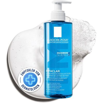 La Roche-Posay Effaclar Schäumendes Reinigungsgel bei unreiner, fettiger Haut 2x400 ml Gel La Roche-Posay Effaclar Schäumendes Reinigungsgel bei unreiner, fettiger Haut 2x400 ml Gel