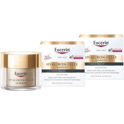 2x Eucerin AA Elas+Fill Nacht 2x50 ml Nachtcreme 2x Eucerin AA Elas+Fill Nacht 2x50 ml Nachtcreme