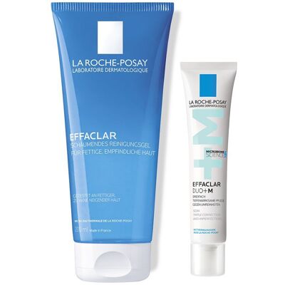 La Roche-Posay Roche-Posay Effaclar schäumendes Reinigungsgel Duo M Creme Set 200+40 ml La Roche-Posay Roche-Posay Effaclar schäumendes Reinigungsgel Duo M Creme Set 200+40 ml