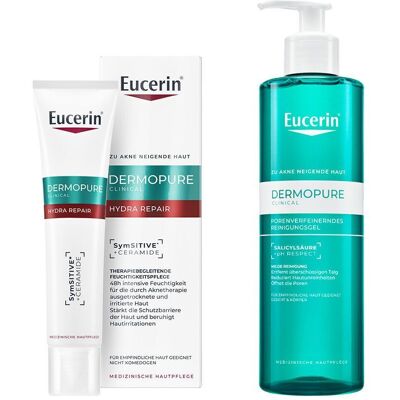 Eucerin Dermopure Clinical Porenverfeinerndes Reinigungsgel + H 1 St Set Eucerin Dermopure Clinical Porenverfeinerndes Reinigungsgel + H 1 St Set