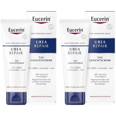 Eucerin UreaRepair Tag Gesichtscreme x2 2x50 ml Tagescreme Eucerin UreaRepair Tag Gesichtscreme x2 2x50 ml Tagescreme