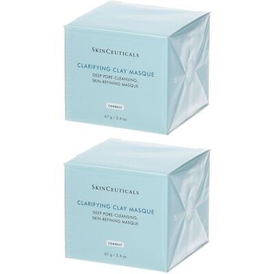 Skinceuticals Clarifying Clay Masque x2 2x60 ml Gesichtsmaske Skinceuticals Clarifying Clay Masque x2 2x60 ml Gesichtsmaske