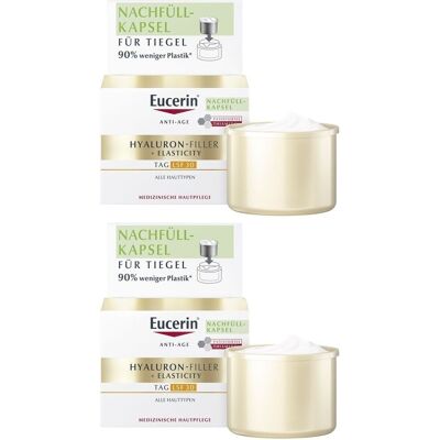Eucerin Anti-Age Hyaluron-Filler+Elast.LSF 30 Ref. 2x 2x50 ml Creme Eucerin Anti-Age Hyaluron-Filler+Elast.LSF 30 Ref. 2x 2x50 ml Creme