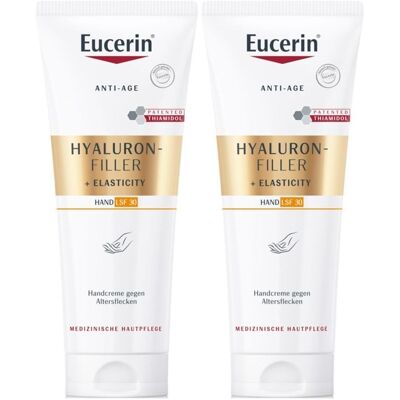 Eucerin Anti-Age Hyaluron-Filler+Elast.Handcre. 2x 2x75 ml Creme Eucerin Anti-Age Hyaluron-Filler+Elast.Handcre. 2x 2x75 ml Creme