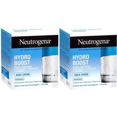 Neutrogena Hydro Boost Aqua Creme 2x 2x50 ml Neutrogena Hydro Boost Aqua Creme 2x 2x50 ml