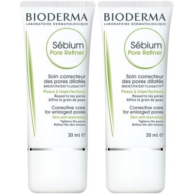 Bioderma Sebium Pore Refin x2 2x30 ml Creme Bioderma Sebium Pore Refin x2 2x30 ml Creme