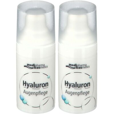 medipharma cosmetics Hyaluron Augenpflege x2 2x15 ml Augencreme medipharma cosmetics Hyaluron Augenpflege x2 2x15 ml Augencreme