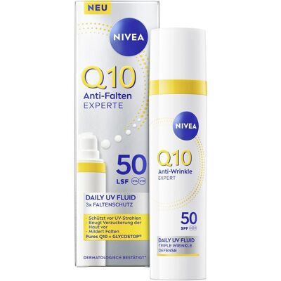 Nivea Q10 Anti-Falten Daily UV Fluid LSF 50 40 ml Nivea Q10 Anti-Falten Daily UV Fluid LSF 50 40 ml