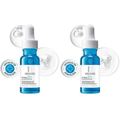 La Roche-Posay Roche-Posay Hyalu B5 Augenserum 2x 2x15 ml Flüssigkeit La Roche-Posay Roche-Posay Hyalu B5 Augenserum 2x 2x15 ml Flüssigkeit