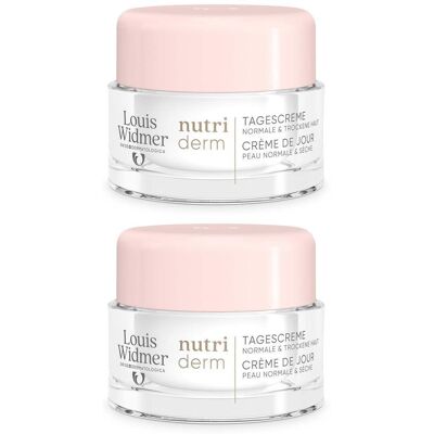 Louis Widmer Widmer nutriderm Tagescreme l.P. 2x 2x50 ml Louis Widmer Widmer nutriderm Tagescreme l.P. 2x 2x50 ml