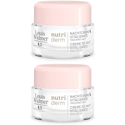 Louis Widmer Widmer nutriderm Nachtcreme Vitalisante l.P. 2x 2x50 ml Louis Widmer Widmer nutriderm Nachtcreme Vitalisante l.P. 2x 2x50 ml