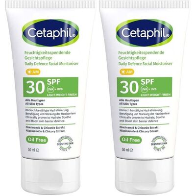 Cetaphil feuchtigkeitsspend.Gesichtspflege LSF 30 2x 2x50 ml Creme Cetaphil feuchtigkeitsspend.Gesichtspflege LSF 30 2x 2x50 ml Creme