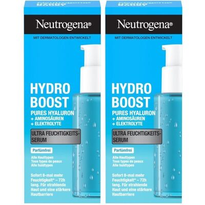 Neutrogena Hydro Boost Ultra Hydrating Serum 2x 2x30 ml Creme Neutrogena Hydro Boost Ultra Hydrating Serum 2x 2x30 ml Creme