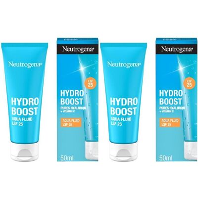 Neutrogena Hydro Boost Aqua Fluid LSF 25 2x 2x50 ml Creme Neutrogena Hydro Boost Aqua Fluid LSF 25 2x 2x50 ml Creme