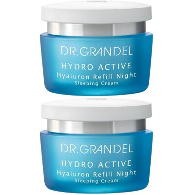 DR. GRANDEL Grandel Hydro Active Hyaluron Refill Night Creme 2x 2x50 ml DR. GRANDEL Grandel Hydro Active Hyaluron Refill Night Creme 2x 2x50 ml