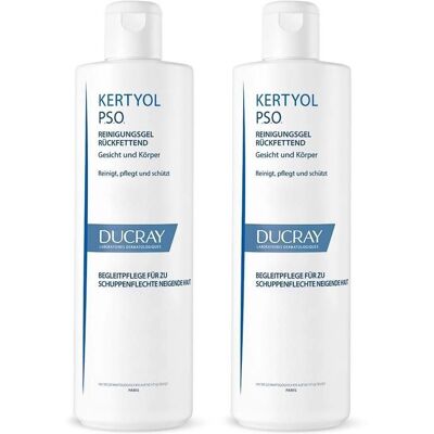 Ducray Kertyol PSO Reinigungsgel rückfettend 2x 2x400 ml Gel Ducray Kertyol PSO Reinigungsgel rückfettend 2x 2x400 ml Gel
