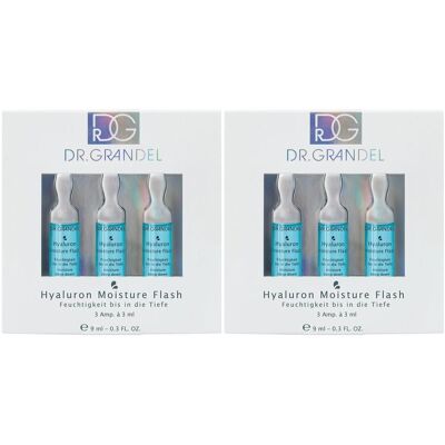 DR. GRANDEL Grandel Professional Collection Hya.Moisture Flash 2x 2x3x3 ml Ampullen DR. GRANDEL Grandel Professional Collection Hya.Moisture Flash 2x 2x3x3 ml Ampullen