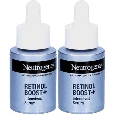 Neutrogena Retinol Boost+ intensives Serum 2x 2x30 ml Öl Neutrogena Retinol Boost+ intensives Serum 2x 2x30 ml Öl
