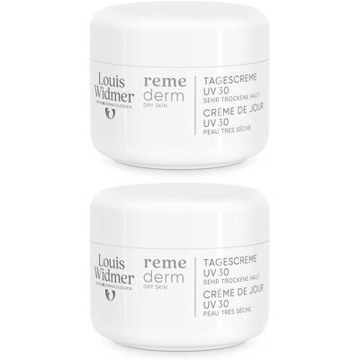 Louis Widmer Widmer Remederm dry Skin Tagescreme UV 30 l.P. 2x 2x50 ml Creme Louis Widmer Widmer Remederm dry Skin Tagescreme UV 30 l.P. 2x 2x50 ml Creme