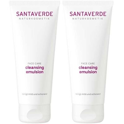 SANTAVERDE Aloe Vera Reinigungsemulsion 2x 2x100 ml Emulsion SANTAVERDE Aloe Vera Reinigungsemulsion 2x 2x100 ml Emulsion