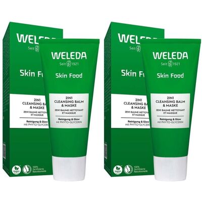 Weleda Skin Food Cleansing Balm & Maske 2x 2x75 ml Weleda Skin Food Cleansing Balm & Maske 2x 2x75 ml