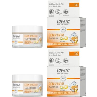 Lavera Glow by Nature Tagescreme 2x 2x50 ml Lavera Glow by Nature Tagescreme 2x 2x50 ml