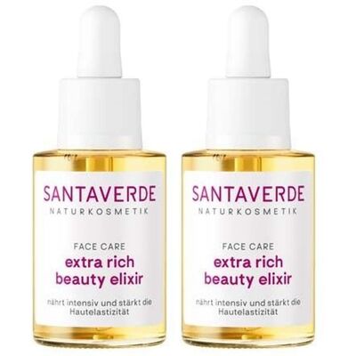 SANTAVERDE Extra Rich Beauty Elixier Gesichtsöl 2x 2x30 ml Öl SANTAVERDE Extra Rich Beauty Elixier Gesichtsöl 2x 2x30 ml Öl