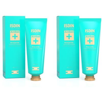 Isdin Acniben reinigende Gesichtsmaske 2x 2x75 ml Isdin Acniben reinigende Gesichtsmaske 2x 2x75 ml