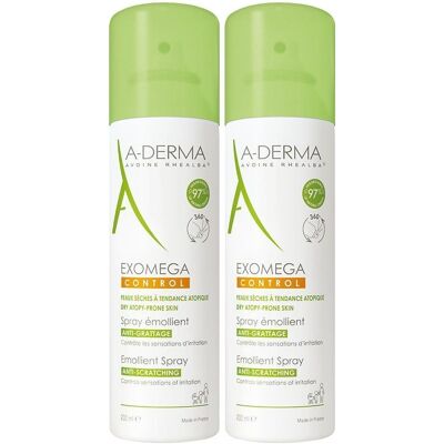 A-Derma Exomega Control Spray rückfettend 2x 2x200 ml A-Derma Exomega Control Spray rückfettend 2x 2x200 ml