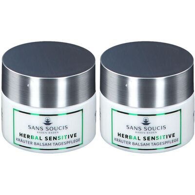 Sans Soucis Sensitive Kräuter Balsam Tagespflege 2x 2x50 ml Creme Sans Soucis Sensitive Kräuter Balsam Tagespflege 2x 2x50 ml Creme