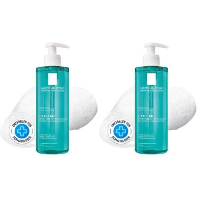 La Roche-Posay Roche-Posay Effaclar Mikro-Peeling Reinigungsgel x2 2x400 ml Gel La Roche-Posay Roche-Posay Effaclar Mikro-Peeling Reinigungsgel x2 2x400 ml Gel