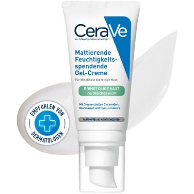 CeraVe Mattierende Feuchtigkeitsspendende Gel-Creme - Gesichtspflege CeraVe Mattierende Feuchtigkeitsspendende Gel-Creme - Gesichtspflege