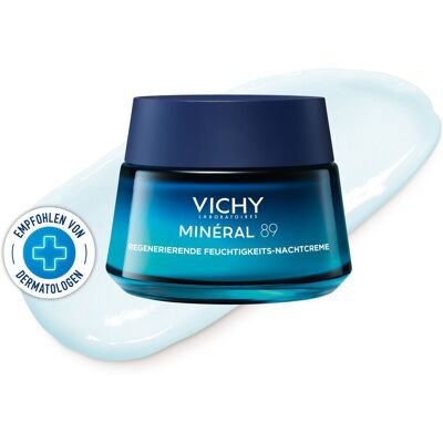 Vichy Mineral 89 Nachtcreme - Feuchtigkeitscreme für alle Hauttypen Vichy Mineral 89 Nachtcreme - Feuchtigkeitscreme für alle Hauttypen