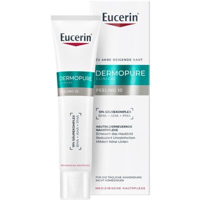 Eucerin DermoPure Clinical Peeling 10 Nachtcreme 40 ml Eucerin DermoPure Clinical Peeling 10 Nachtcreme 40 ml