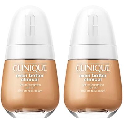 Clinique Even Better Clinical Serum Foundation Spf20 WN 48 Oat x2 2x30 ml Make up Clinique Even Better Clinical Serum Foundation Spf20 WN 48 Oat x2 2x30 ml Make up