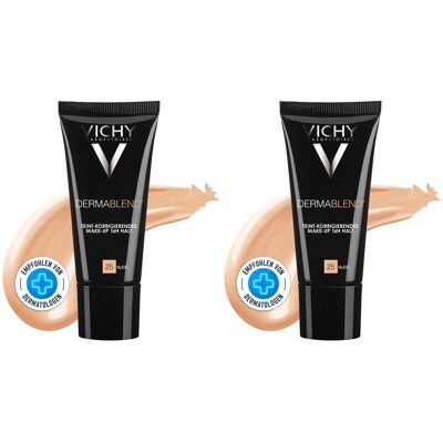 Vichy Dermablend Make-up 25 2x 2x30 ml Make up Vichy Dermablend Make-up 25 2x 2x30 ml Make up