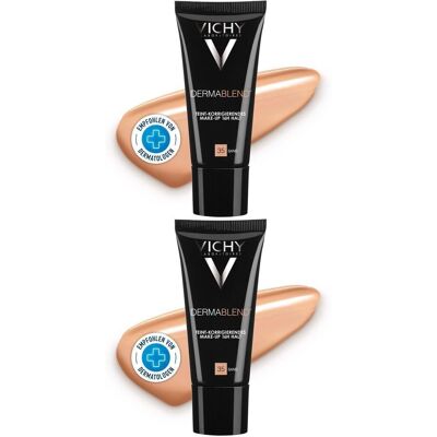 Vichy Dermablend Make-up 15 2x 2x30 ml Make up Vichy Dermablend Make-up 15 2x 2x30 ml Make up