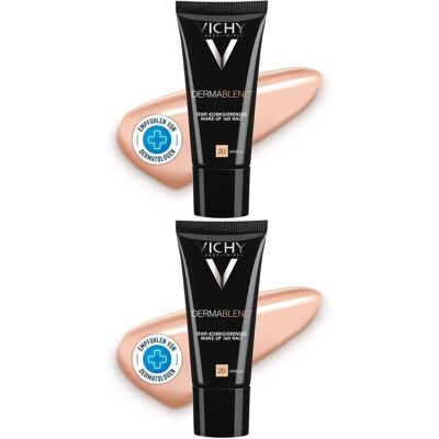 Vichy Dermablend Make-up 20 2x 2x30 ml Make up Vichy Dermablend Make-up 20 2x 2x30 ml Make up